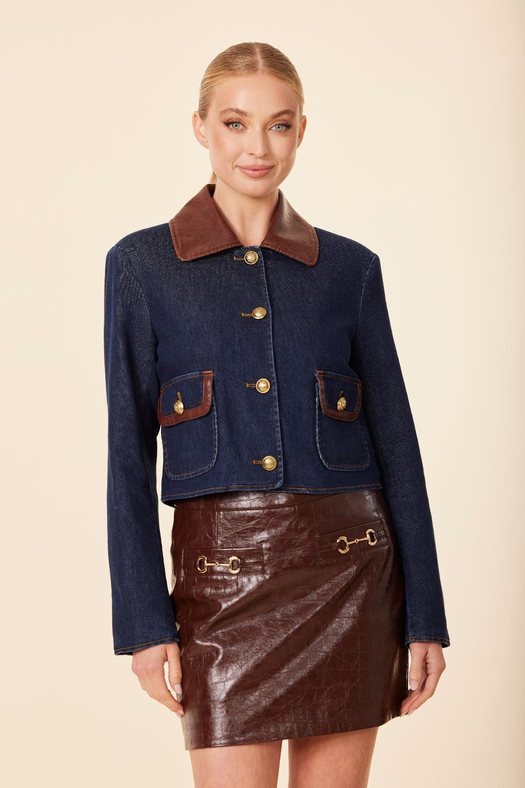 Devon Crop Denim Jacket